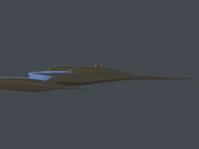 Naboo space figther  3D-printing model 3D print model