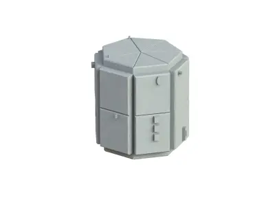 Sci Fi Object No 3336 Low Poly Low-poly 3D model