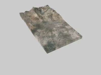 Konya City Low-poly 3D model