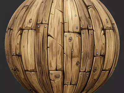  Stylized Wood Seamless Texture  Texture