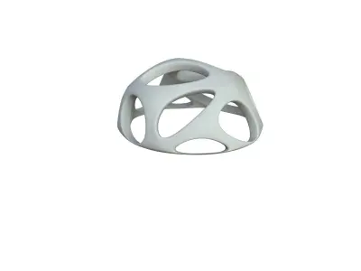 SciFi Cube Object No 53921 Low Poly Shape Low-poly 3D model