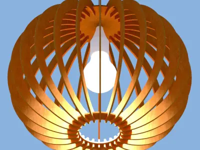 Chandelier lamp 3D model