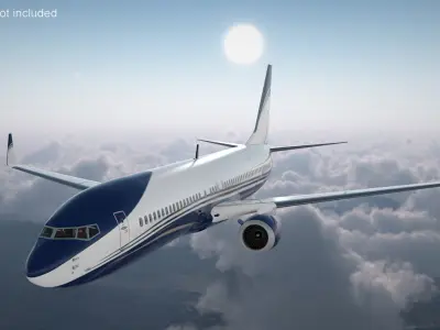  Boeing 737-900 Aircraft with Luxury Interior and Cockpit 