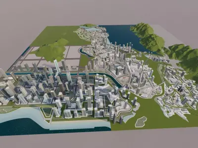  city- urban 3D model