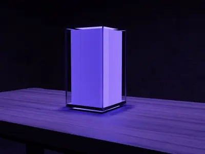 Lamp Model led table on table 3D model