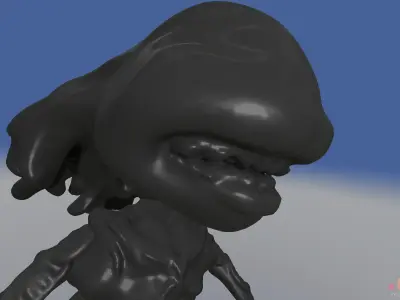 Baby Xenomorph Queen   3D model 3D model