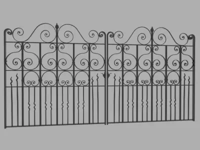 Metal Gate 3D model