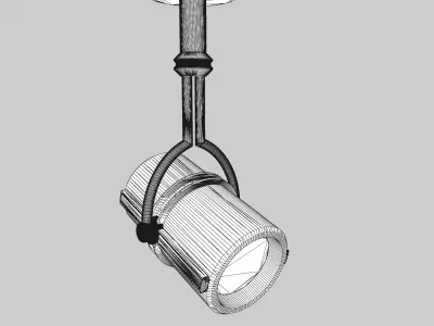Stage Spot Light Low-poly 3D model