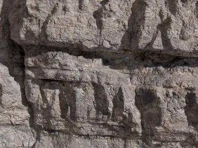  Big Rock And Soil Cliff Wall StemCell 