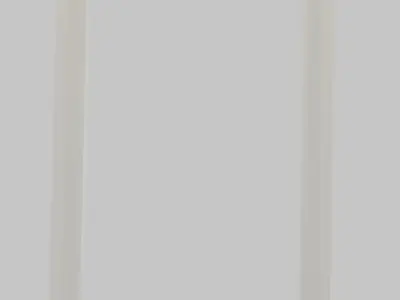 Vintage European Window Low-poly 3D model