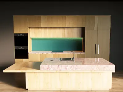 25-Kitchen1 texture 3 3D model