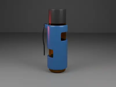 smart water bottle Free 3D model