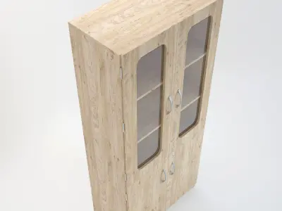 Wooden Cabinet 24 3D model