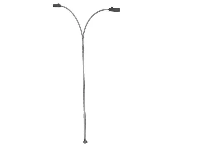 Lamp Post - Light Pole - Light Post - Street Light 04 3D model