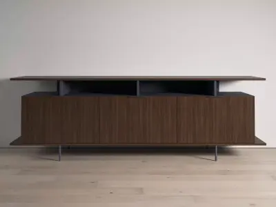 Alando 3 Doors Sideboard 3D model