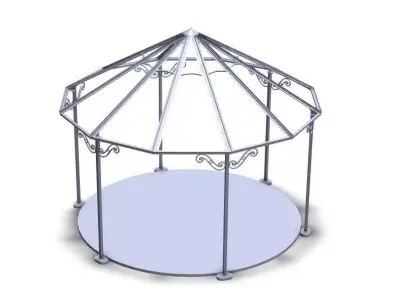 Conical dome 3D model