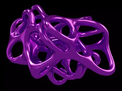 Abstract Shape v39 006 Low-poly 3D model