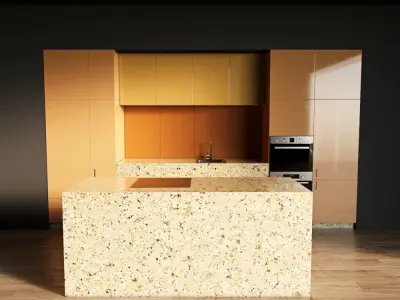 33-Kitchen9 glossy 3 3D model