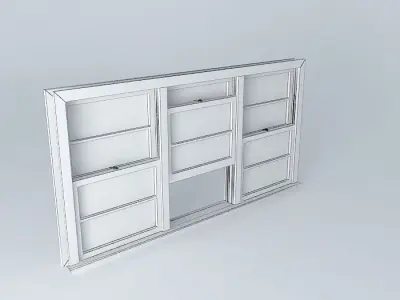 Window bookcase Free 3D model