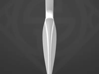 Viking Pendant  Blade with knot 3D print model