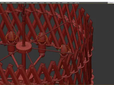 Durable Crystal Gold with Crystal Low-poly 3D model