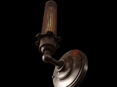 Metal Sconce 3D model