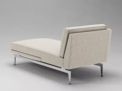 1262 F modern chaise lounge chair 3D model