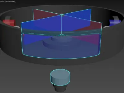 Stereoscopic 3D Display - Stereoscope - Concept 3D model