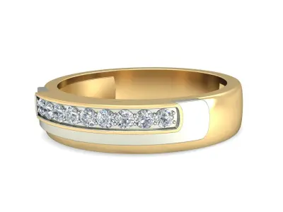 Women Wedding Engagement Band Ring 3D print model