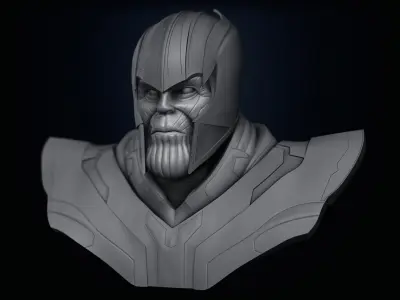 Thanos bust 3D model