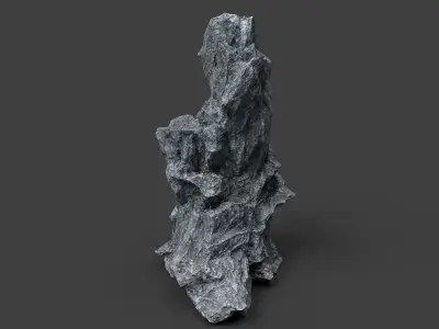 Rock 7-6 Low-poly 3D model