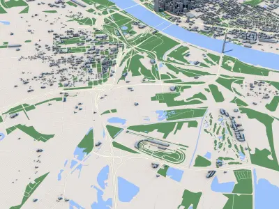 St Louis City Missouri United States 3D model