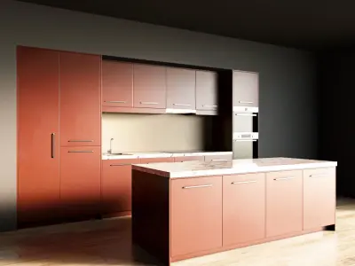 43-Kitchen7 matte 4 3D model