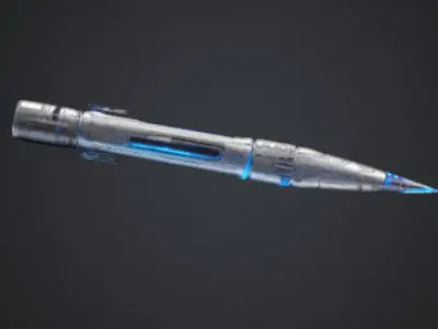 Futuristic pen 3D model