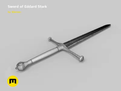 Ice Ned Stark Sword 3D print model