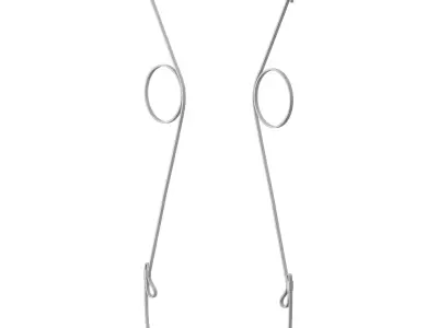 WireRing Plug-In Wall Light 3D model
