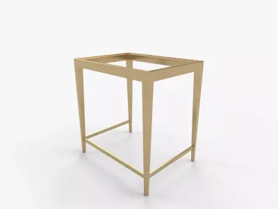 Centur Glass Top Nesting Tables 3D model