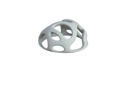 SciFi Cube Object No 44471 Low Poly Shape Low-poly 3D model