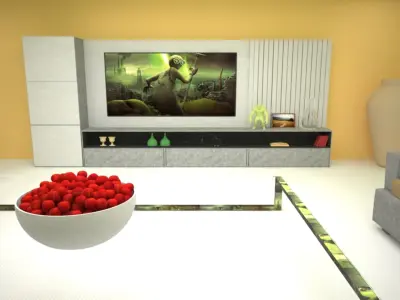 Living Room 3D model