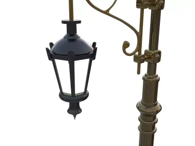 Street Lamp  Low-poly 3D model