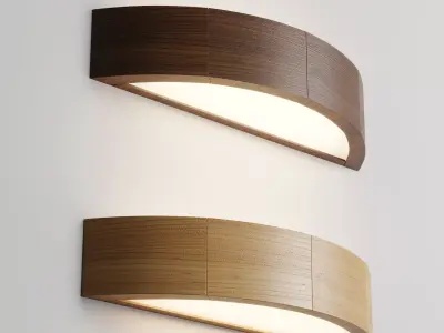 Kerio wall lamp Low-poly 3D model