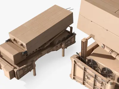  Module Tactical Radar Platform Stowed Sand 