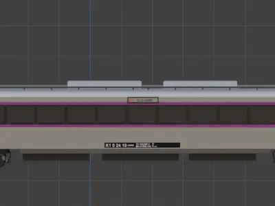 K1 Executive Stainless Steel New Generation KA Argo Lawu 2024 3D model