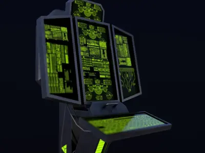 Sci-Fi Console-Computer Pack
