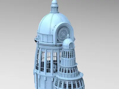 DR Strange Tower observatory 4 3D model