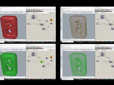 Morpheus Hotel by Zaha Hadid Architects 3D model with GH script 3D model