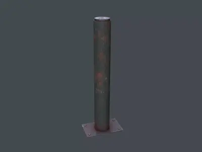 Post Barrier  3D model