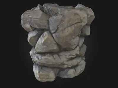 Stone Sentinel  Silent Guardian of the Forgotten Realms 3D model