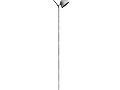 Mysti Floor Lamp Black 3D model