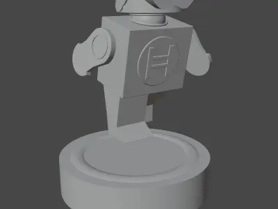 SCI-FI ROBOT Low-poly 3D model